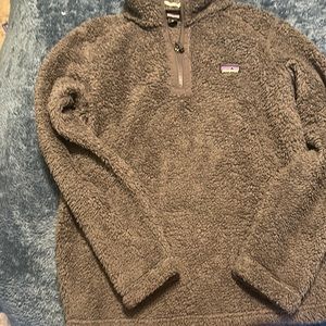 COPY - Patagonia Sherpa sweater, half zip kids, size 14 extra-large